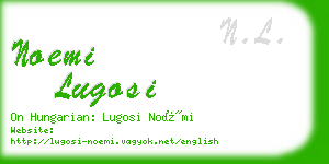 noemi lugosi business card